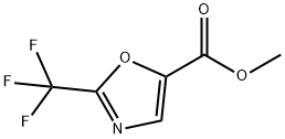 methyl 2-(trifluoromethyl)-1,3-oxazole-5-carboxylate 结构式