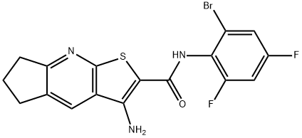 3-amino-N-(2-bromo-4,6-difluorophenyl)-6,7-dihydro-5H-cyclopenta[b]thieno[3,2-e]pyridine-2-carboxamide price.
