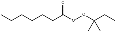 Heptaneperoxoic acid 1,1-dimethylpropyl ester Structure