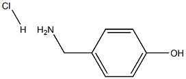 p-Hydroxybenzylamine hydrochloride Structure