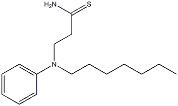 3-[heptyl(phenyl)amino]propanethioamide