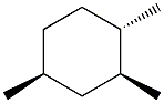 1a,2b,4b-1,2,4-Trimethylcyclohexane. Structure