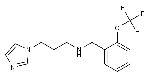 [3-(1H-imidazol-1-yl)propyl]({[2-(trifluoromethoxy)phenyl]methyl})amine
