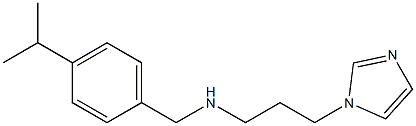 [3-(1H-imidazol-1-yl)propyl]({[4-(propan-2-yl)phenyl]methyl})amine
