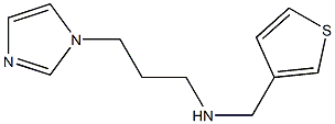 [3-(1H-imidazol-1-yl)propyl](thiophen-3-ylmethyl)amine|