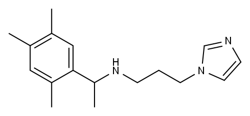 [3-(1H-imidazol-1-yl)propyl][1-(2,4,5-trimethylphenyl)ethyl]amine