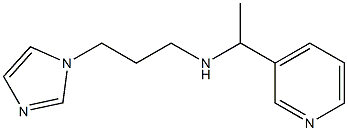 [3-(1H-imidazol-1-yl)propyl][1-(pyridin-3-yl)ethyl]amine|
