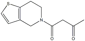 1-{4H,5H,6H,7H-thieno[3,2-c]pyridin-5-yl}butane-1,3-dione Structure