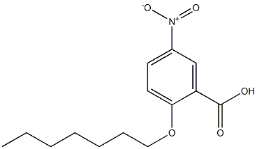 2-(heptyloxy)-5-nitrobenzoic acid Structure