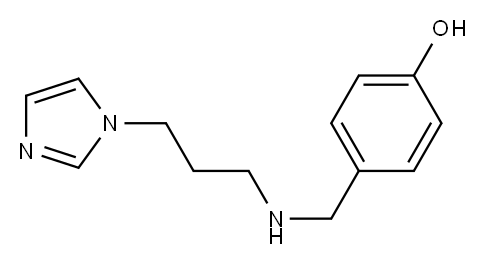 4-({[3-(1H-imidazol-1-yl)propyl]amino}methyl)phenol