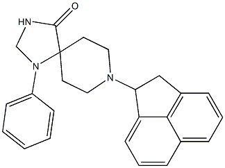 8-acenaphthen-1-yl-1-phenyl-1,3,8-triazaspiro(4.5)decan-4-one|