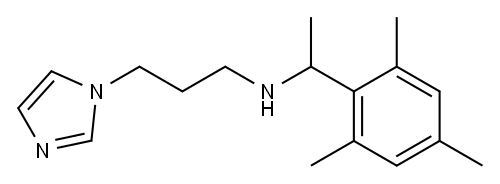 [3-(1H-imidazol-1-yl)propyl][1-(2,4,6-trimethylphenyl)ethyl]amine Structure