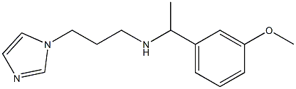[3-(1H-imidazol-1-yl)propyl][1-(3-methoxyphenyl)ethyl]amine
