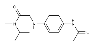 2-[(4-acetamidophenyl)amino]-N-methyl-N-(propan-2-yl)acetamide