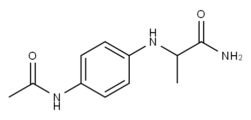 2-[(4-acetamidophenyl)amino]propanamide
