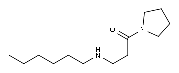 3-(hexylamino)-1-(pyrrolidin-1-yl)propan-1-one|