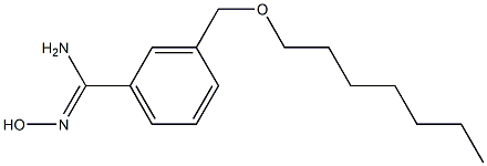 3-[(heptyloxy)methyl]-N'-hydroxybenzene-1-carboximidamide