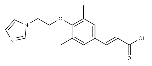 3-{4-[2-(1H-imidazol-1-yl)ethoxy]-3,5-dimethylphenyl}prop-2-enoic acid