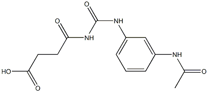 4-{[(3-acetamidophenyl)carbamoyl]amino}-4-oxobutanoic acid