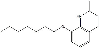8-(heptyloxy)-2-methyl-1,2,3,4-tetrahydroquinoline Structure