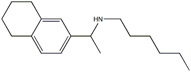 hexyl[1-(5,6,7,8-tetrahydronaphthalen-2-yl)ethyl]amine|