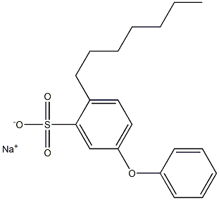 2-Heptyl-5-phenoxybenzenesulfonic acid sodium salt