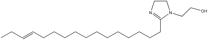 2-(13-Hexadecenyl)-2-imidazoline-1-ethanol Structure