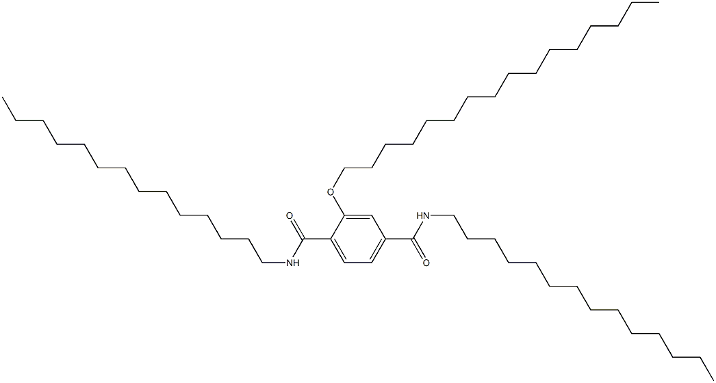 2-(Hexadecyloxy)-N,N'-ditetradecylterephthalamide Structure