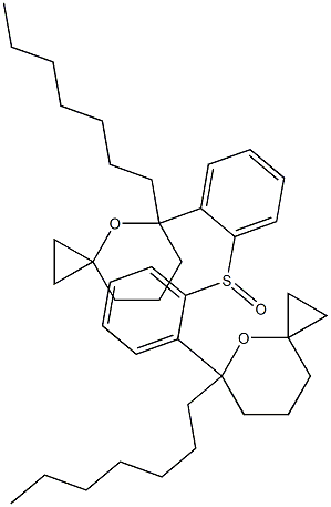 (2-Heptyl-1-oxaspiro[5.2]octan-2-yl)phenyl sulfoxide