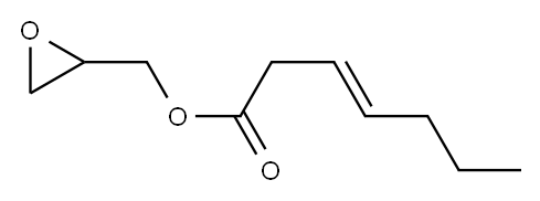 3-Heptenoic acid glycidyl ester Structure