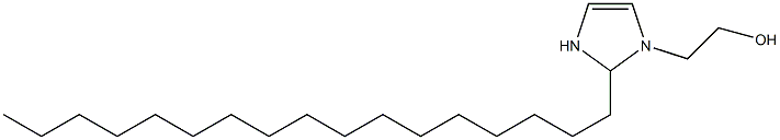 2-Heptadecyl-4-imidazoline-1-ethanol Structure