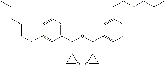 3-Hexylphenylglycidyl ether Structure