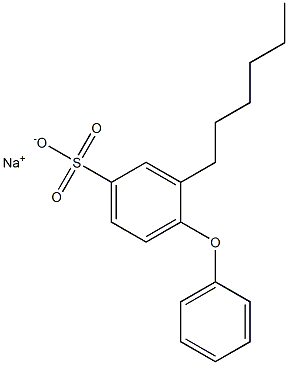 3-Hexyl-4-phenoxybenzenesulfonic acid sodium salt|