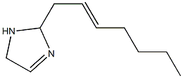 2-(2-Heptenyl)-3-imidazoline Structure