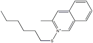 2-Hexylthio-3-methylisoquinolinium