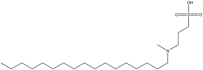 3-(Hexadecyldimethylaminio)propane-1-sulfonic acid Structure