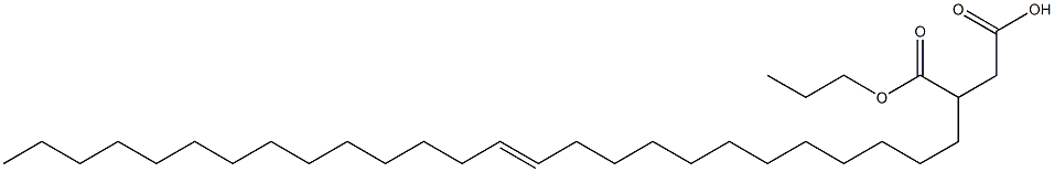 3-(12-Hexacosenyl)succinic acid 1-hydrogen 4-propyl ester Structure