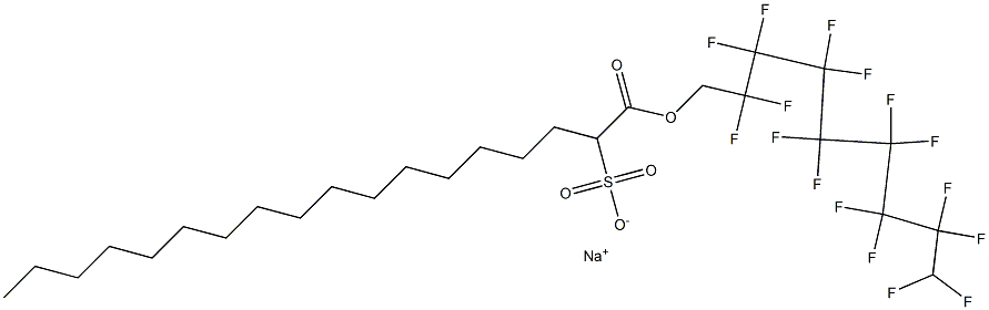 1-(2,2,3,3,4,4,5,5,6,6,7,7,8,8,9,9-Hexadecafluorononyloxycarbonyl)heptadecane-1-sulfonic acid sodium salt