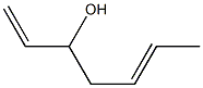 1,5-Heptadien-3-ol Structure