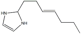 2-(3-Heptenyl)-4-imidazoline|