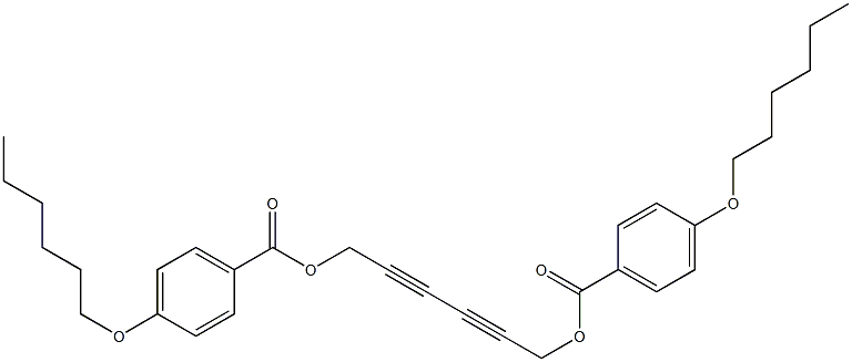 2,4-Hexadiyne-1,6-diol bis(4-hexyloxybenzoate)