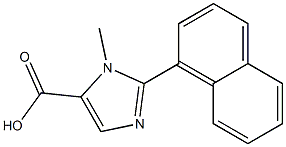 1H-IMIDAZOLE-5-CARBOXYLIC ACID, 1-METHYL-2-(1-NAPHTHALENYL)- Structure