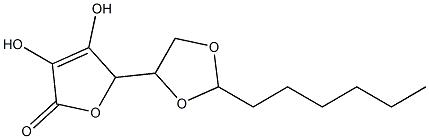 5-(2-hexyl-1,3-dioxolan-4-yl)-3,4-dihydroxy-2(5H)-furanone