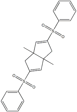 3a,6a-dimethyl-2,5-di(phenylsulfonyl)-1,3a,4,6a-tetrahydropentalene|