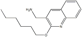 [2-(hexyloxy)quinolin-3-yl]methanamine