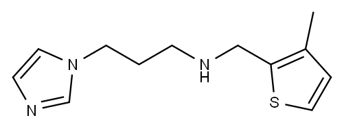 [3-(1H-imidazol-1-yl)propyl][(3-methylthiophen-2-yl)methyl]amine