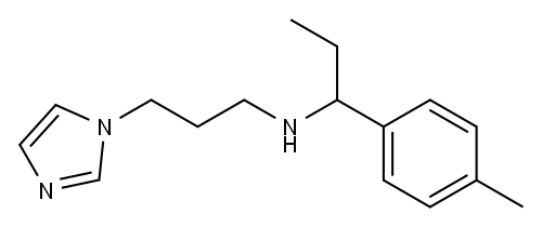 [3-(1H-imidazol-1-yl)propyl][1-(4-methylphenyl)propyl]amine