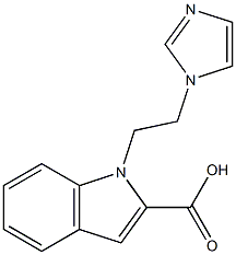 1-[2-(1H-imidazol-1-yl)ethyl]-1H-indole-2-carboxylic acid