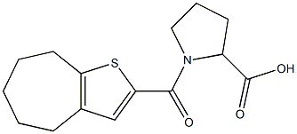 1-{4H,5H,6H,7H,8H-cyclohepta[b]thiophen-2-ylcarbonyl}pyrrolidine-2-carboxylic acid