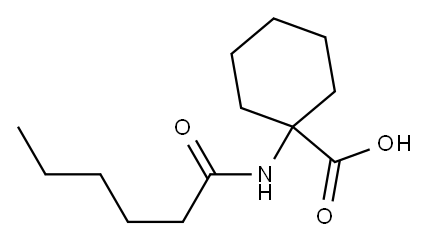 1-hexanamidocyclohexane-1-carboxylic acid